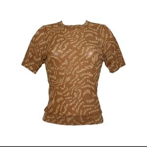 SKIMS Cream Asymmetrical Ruched Skirt